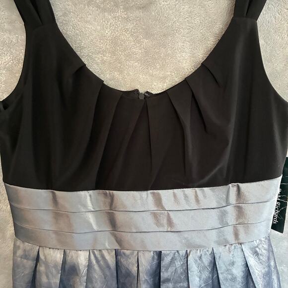 VTG Y2K Dress Black Gray 12 Whimsigoth Fairy Grunge Hoco Party Iridescent Empire - Picture 5 of 16